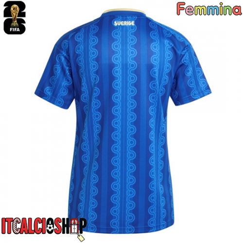 Svezia Seconda Maglia Femmina Mondiali 2026 Manica Corta